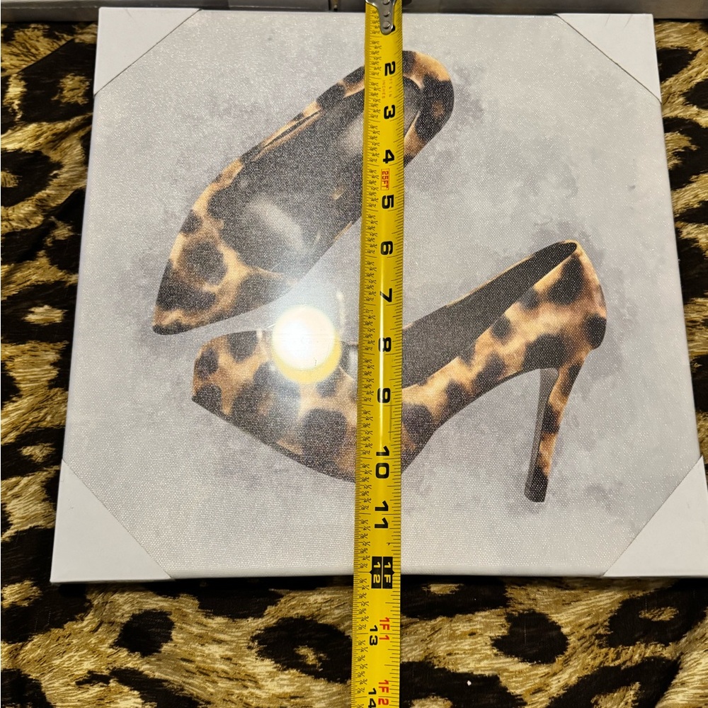2 PIECE Leopard Print Canvas Prints!